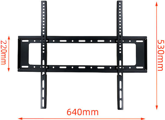 Uncle George 01.05.01-0001 Wall TV Mount up to 75kg Black
