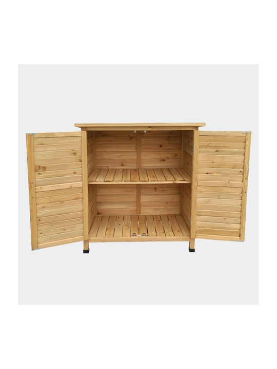 Zweiflügeliger Schrank Hölzernes mit 1 Regal 87x47x92cm