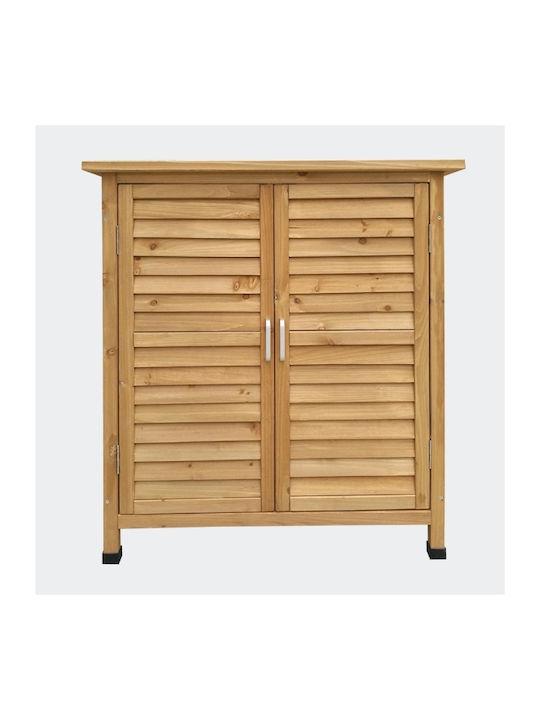 Zweiflügeliger Schrank Hölzernes mit 1 Regal 87x47x92cm