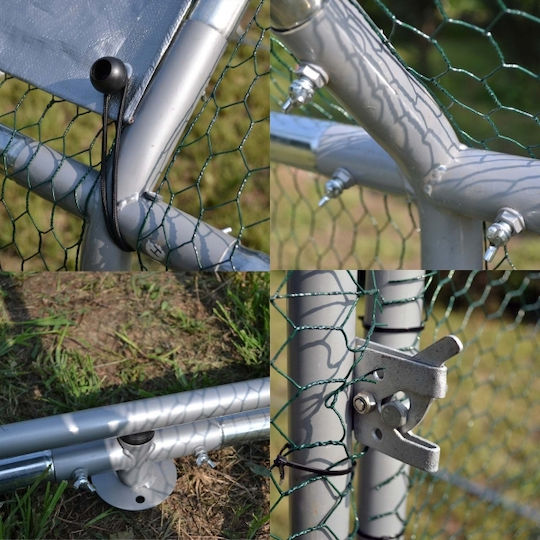 Wiltoc 62396 Cușcă Metalică pentru păsări 400bucx300bucx200buccm.