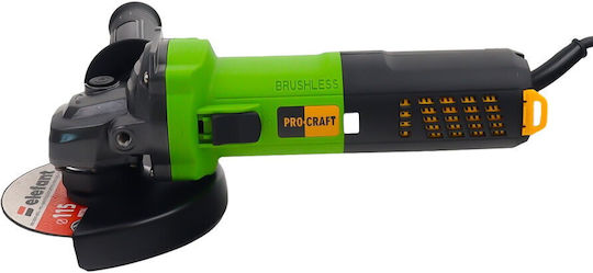 ProCraft Winkelschleifer 125mm Elektrisch 1100W mit Drehzahlregelung