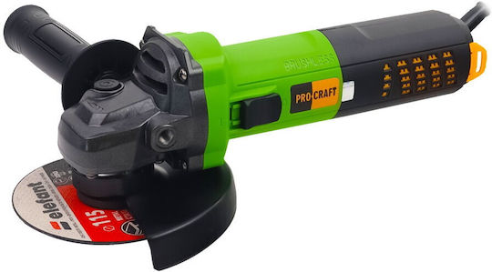 ProCraft Winkelschleifer 125mm Elektrisch 1100W mit Drehzahlregelung