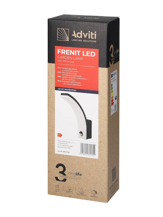 Orno Επιτοίχιο Εξωτερικό Φωτιστικό LED IP65 20W με Φυσικό Λευκό Φως