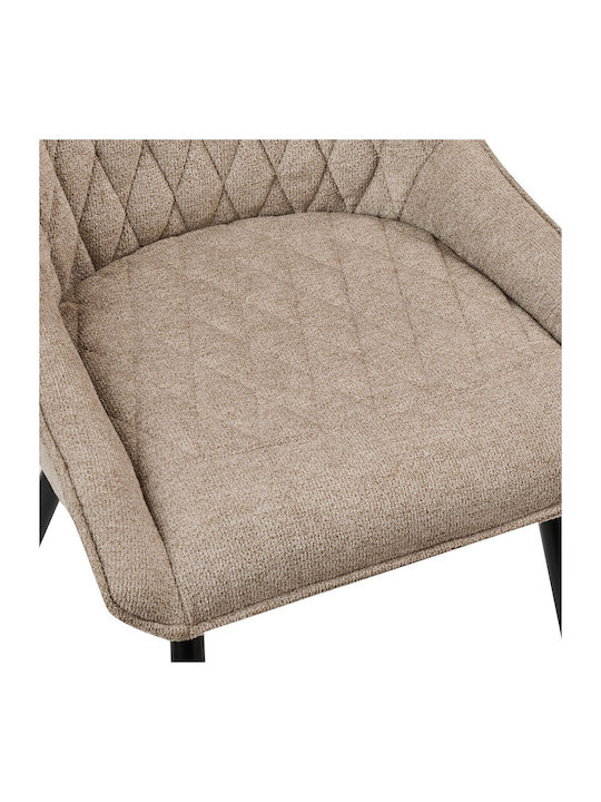 Lyra Dining Room Metallic Chair Grez 51x60x89cm