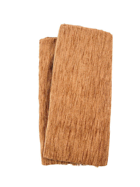 Sunshine Σενίλ 2 Ριχτάρι Πολυθρόνας Chenille 240x180εκ. Μπεζ 141-28-2