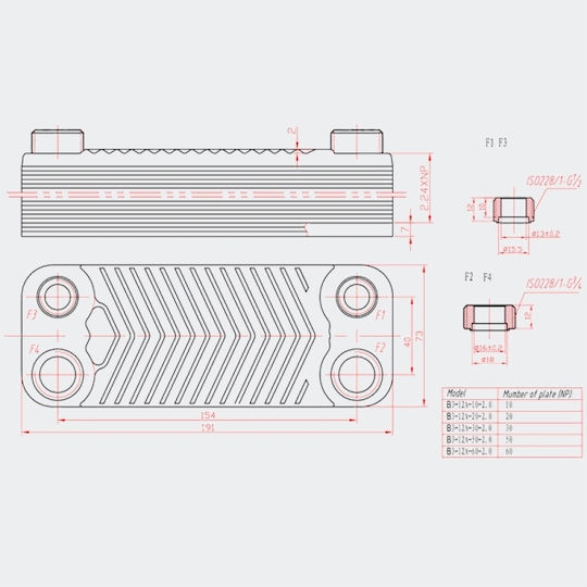 Wiltoc Heat Exchanger for Heat Pump