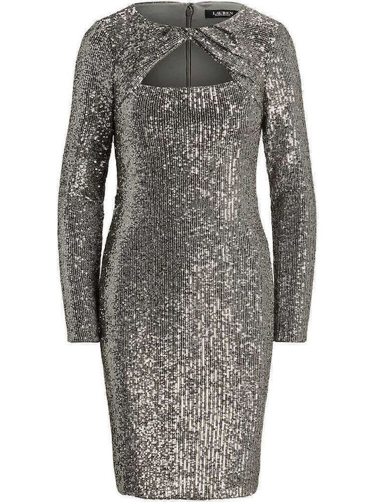 Mini Evening Dress Gray