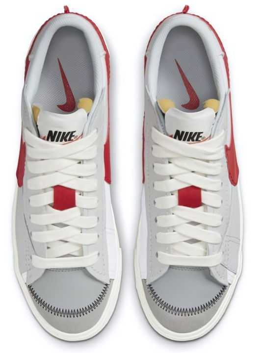 Blazer Low '77 Jumbo Плоски Маратонки White / Photon Dust / Light Smoke Grey / University Red