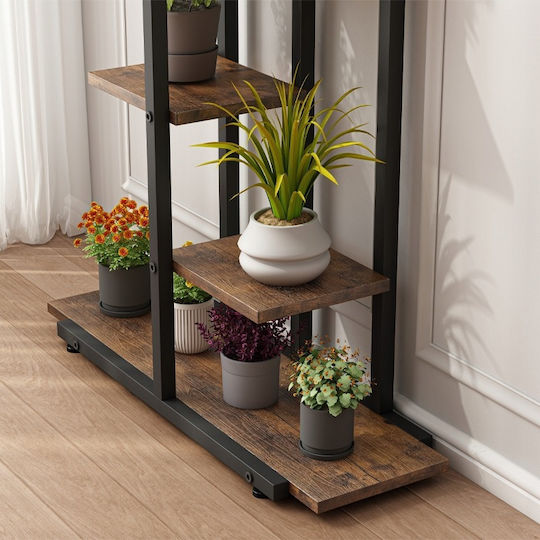 Suport pentru Flori Suport pentru Plante Ghivece Raft Rustic Rafturi din Lemn