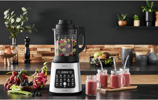 Tefal PerfectMix Cook Блендер с Голяма Стъклена Кана 2 л 1400W Сребрист