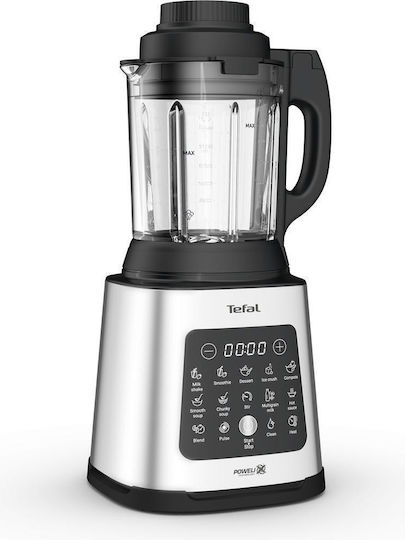 Tefal PerfectMix Cook Блендер с Голяма Стъклена Кана 2 л 1400W Сребрист