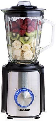 Mesko MS 4080 Mixer mit Glas Kanäta 1,5 l 1200W Schwarzes