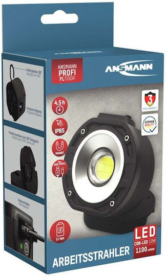 Ansmann Φωτισμός Εργασίας Επαναφορτιζόμενος LED με Φωτεινότητα έως 1100lm