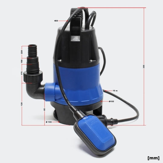 Wiltoc Αντλία Ακαθάρτων / Λυμάτων 1.2hp 61172