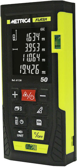 Μέτρο Laser Mini ALU30 με Εύρος Μέτρησης 0.05m-30m