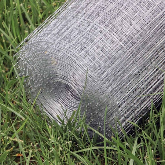 Wiltoc Drahtgeflecht Verzinkt Gray 1x10m