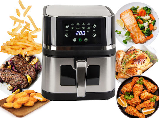 Verk Group Air Fryer 10lt Silver