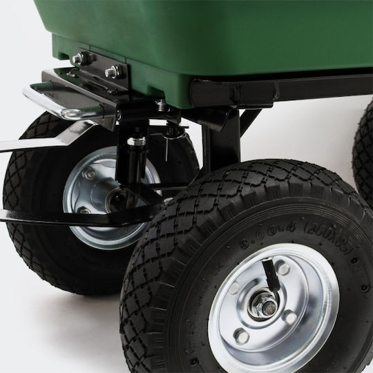 Dump Cart Garden Cart Plastic Four-wheel 55lt