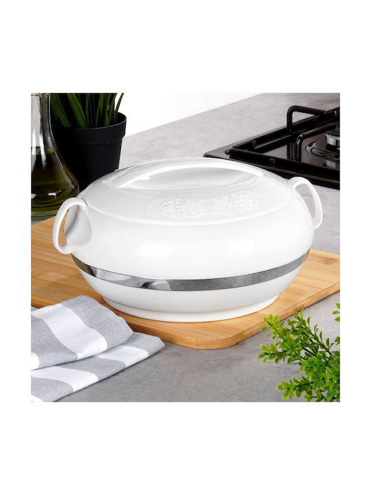 Orion Lunchbox Isolierte Lunchbox Kunststoff Weiß 2300ml 1Stück