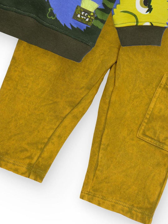 Kids' Set with Pants Winter 2pcs Green
