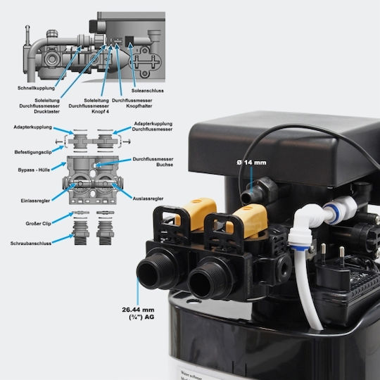 Wiltoc Water Softener Resin 15lt