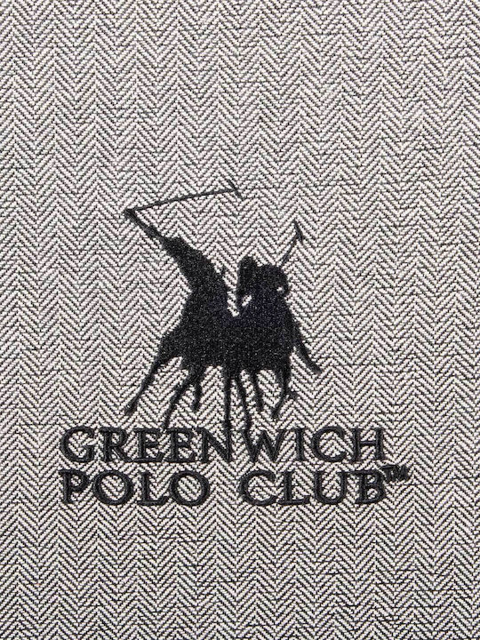 Das Home Greenwich Polo Club Cabin Hard Suitcase Grey with 4 Wheels Height 55cm