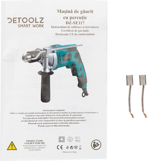 Detoolz Κρουστικό Δράπανο 910W