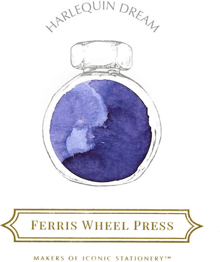 Ferris Wheel Press Replacement Ink for Fountain Pen Blue 38ml