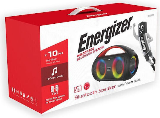 Energizer Ηχείο Bluetooth Μαύρο BTS258