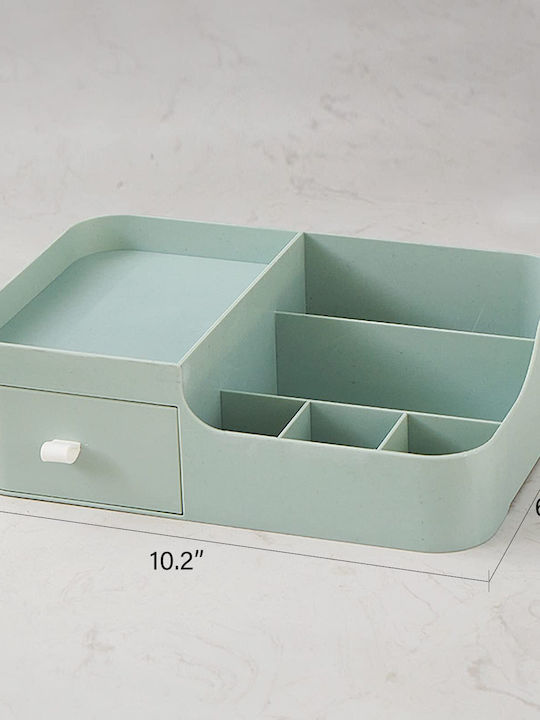 Artoid Mode Drawer Organizer With Drawers And Dividers Green 26x17cm