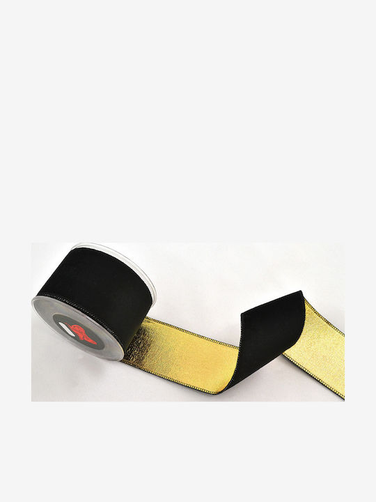 LiebeQueen Christmas Ribbon Black 450x5.2cm 1pc