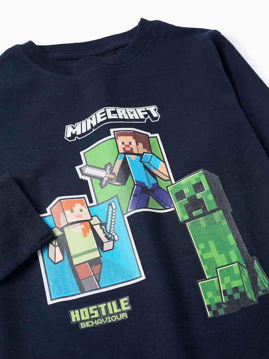 Kids' Shirt Long Sleeve Blue