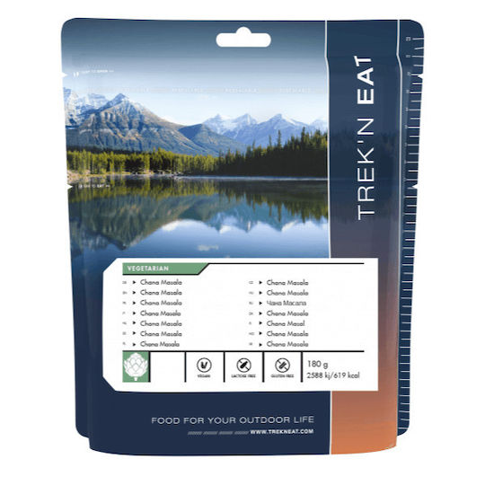 Katadyn Trek'n Eat Chana Masala Vegan Ready Meal with Legumes 619kcal 180g - 5 Years