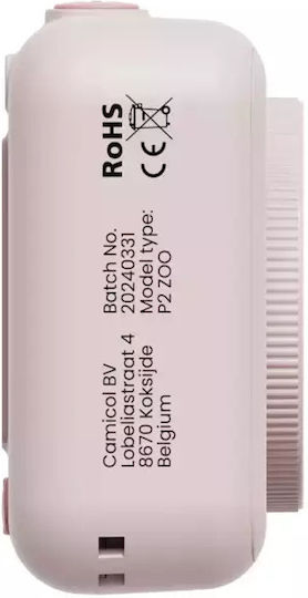 The Zoofamily Urban Zoo Unicorn Children's Camera 48MP with Thermal Printing Pink