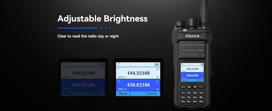 Retevis HA1UV Funkgerät UHF/VHF 5W mit Farbdisplay