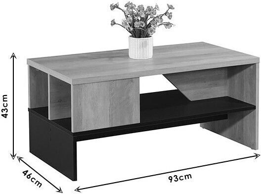 Studentenmöbel-Set Wohnzimmer Ambience Pakoworld 2 Stück