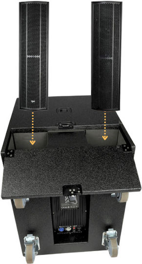 V-tone Active Speaker PA 760W 13.6x16.1x49cm.
