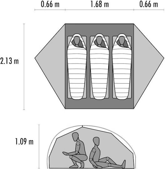 MSR Лятна Къмпинг Сцена Кафява 13см
