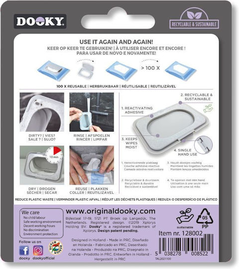 Capac Reutilizabil Pentru Șervețele Umede Pentru Bebe Dooky