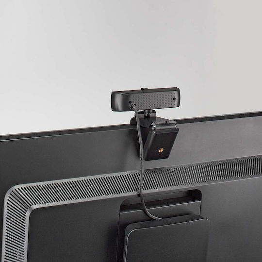 Nedis Web-Kamera Full HD 1080p Schwarz WCAM120BK