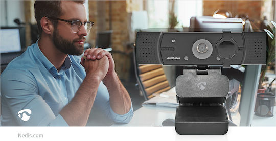 Nedis Web-Kamera Full HD 1080p Schwarz WCAM120BK