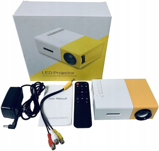 Verk Group YG300 2025 Mini Projector LCD LED Lamp with Built-in Speakers