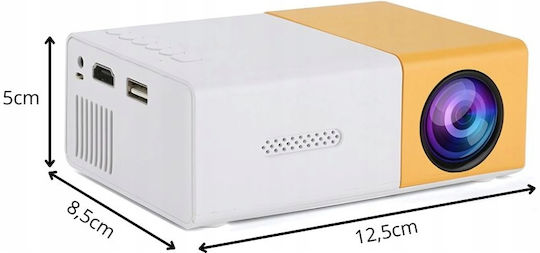 Verk Group YG300 2025 Mini Projector LCD LED Lamp with Built-in Speakers