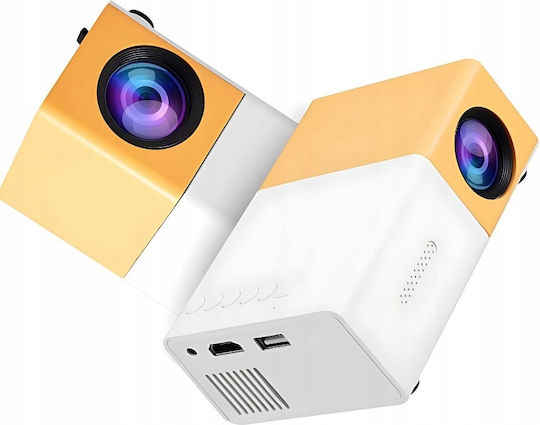 Verk Group YG300 2025 Mini Projector LCD LED Lamp with Built-in Speakers