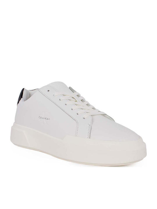 Calvin Klein Плоски Sneakers Бял