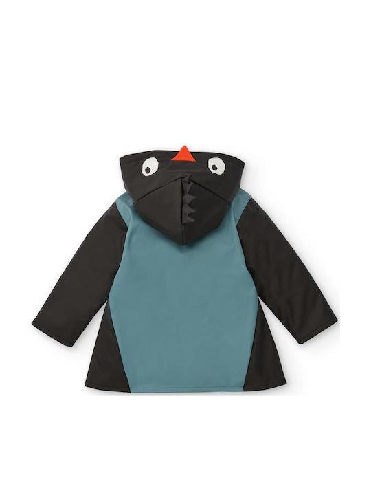 Kids' Casual Jacket with Lining & Hood Black