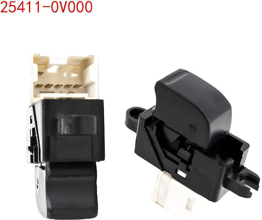 Front Window Switch 6pin Nissan Almera N16 L B 00-06 25411-0v000 Right 1 pc