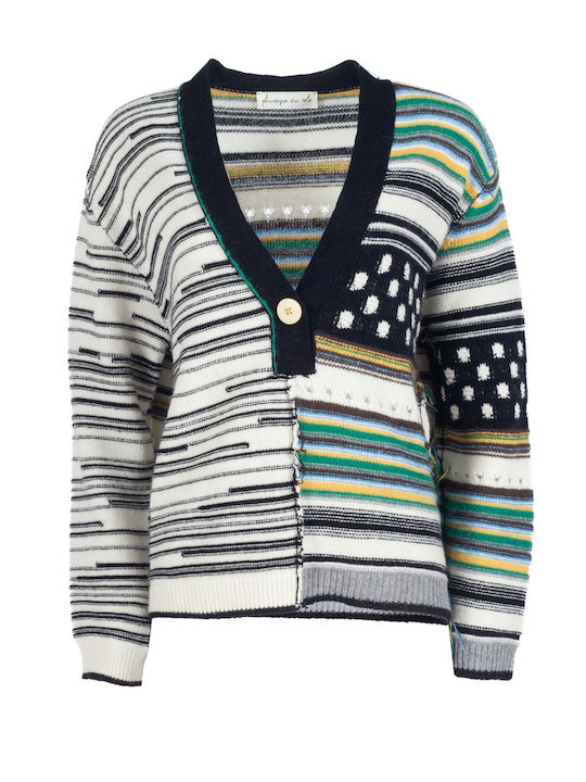 Women's Long Sleeve Sweater Woolen Multicolour