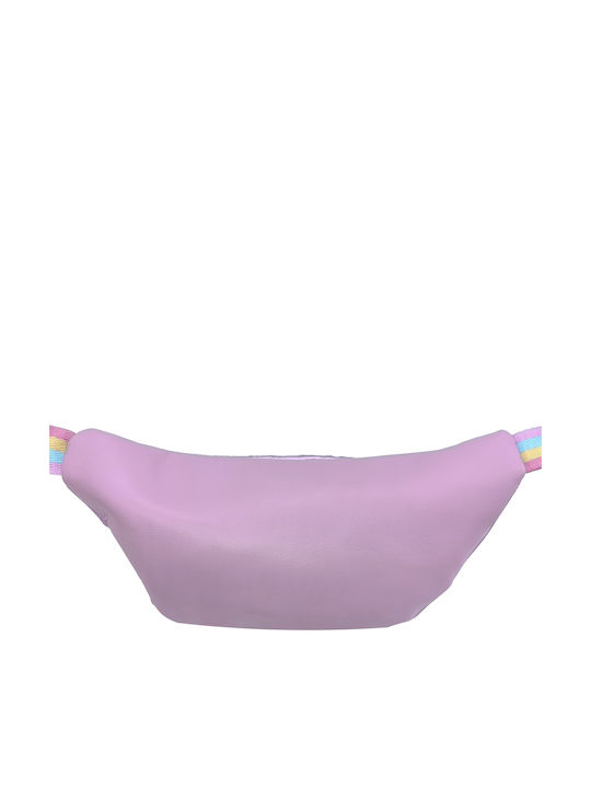 Gift-Me Παιδικό Τσαντάκι Μέσης Μωβ 26x13x7εκ.
