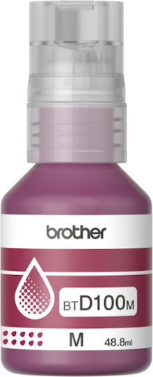 Brother BTD100M Γνήσιο Μελάνι Εκτυπωτή InkJet Ματζέντα (BT-D100M)